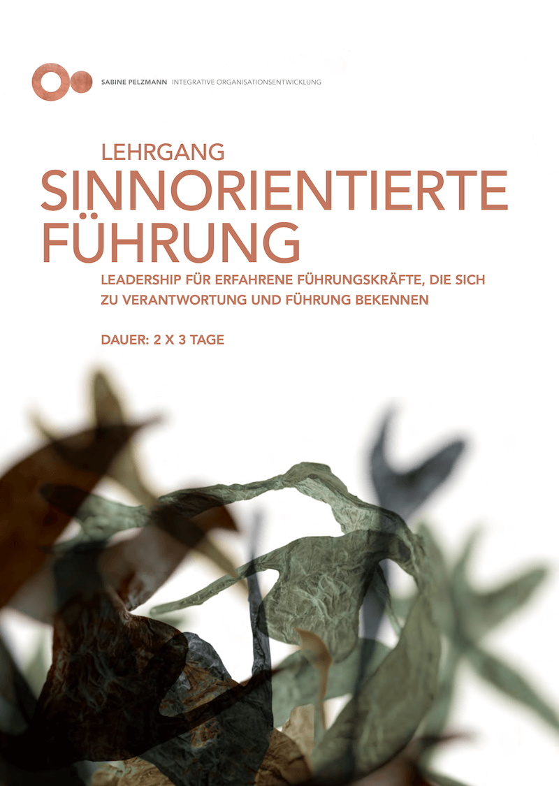 Sabine Pelzmann, Sinnorientierte Führung www.pelzmann.org